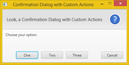 JavaFX Confirmation Dialog with Custom Actions