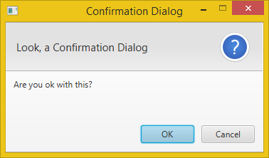 JavaFX Confirmation Dialog
