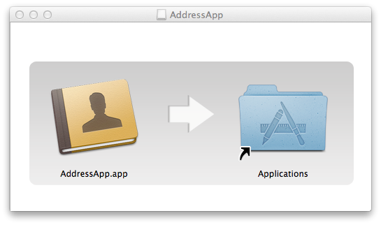AddressApp di Mac