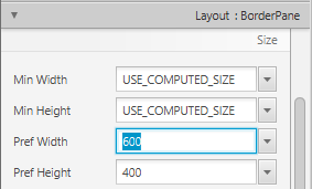 RootLayout Size