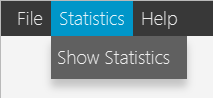 Show Statistics菜单